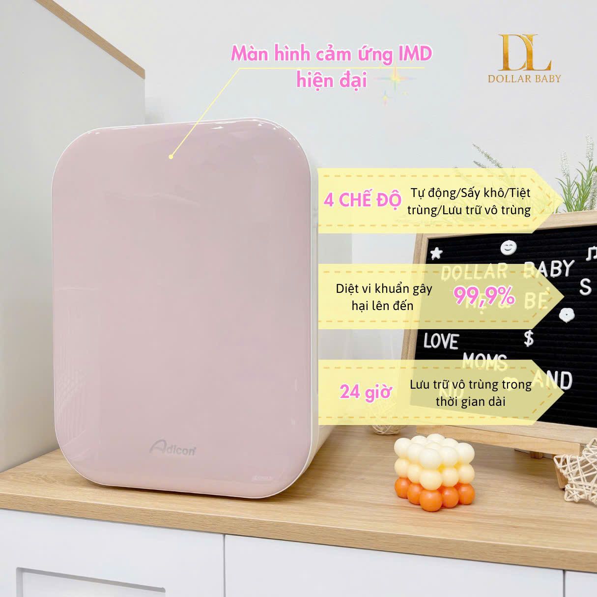  Máy Tiệt Trùng Sấy Khô UVC Adicon Lead S10 