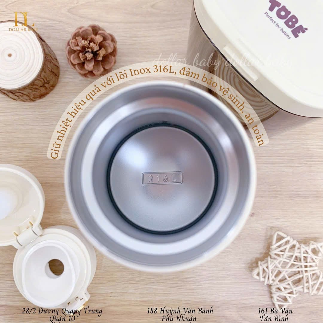  TOBÉ - Bình Đun Nước Pha Sữa Di Động - Riki 
