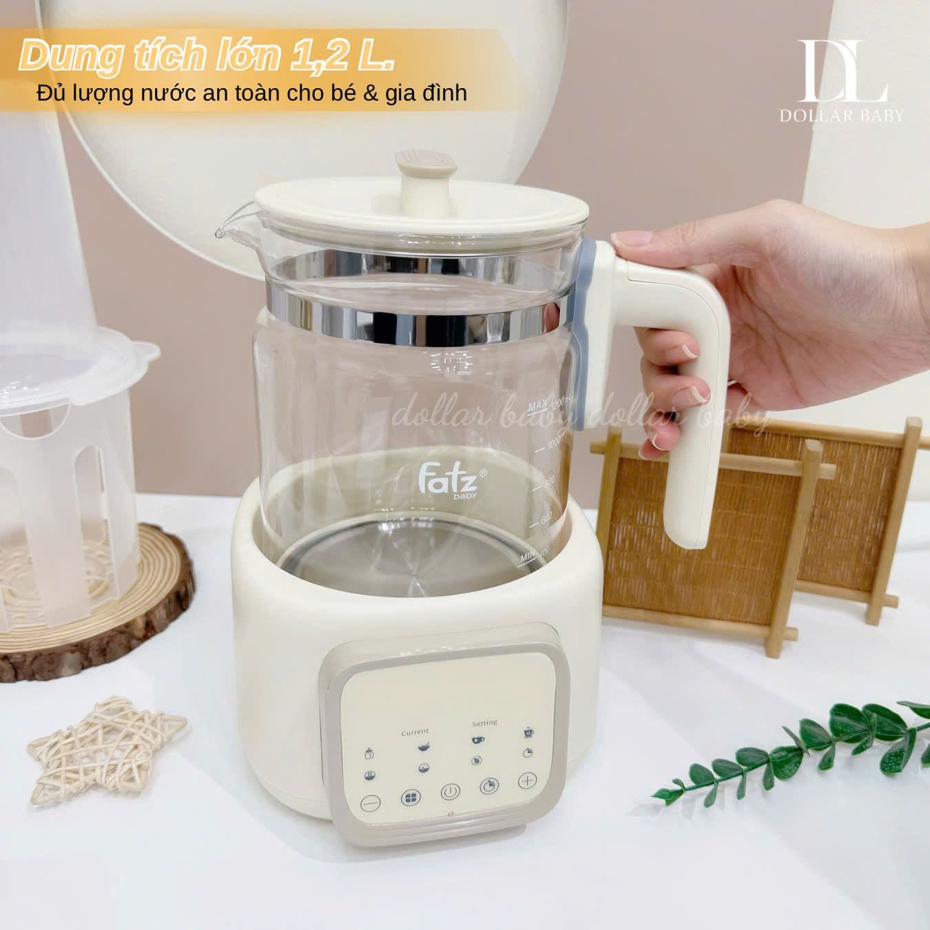  FATZ BABY - Bình đun và hâm nước pha sữa - Quick 15 