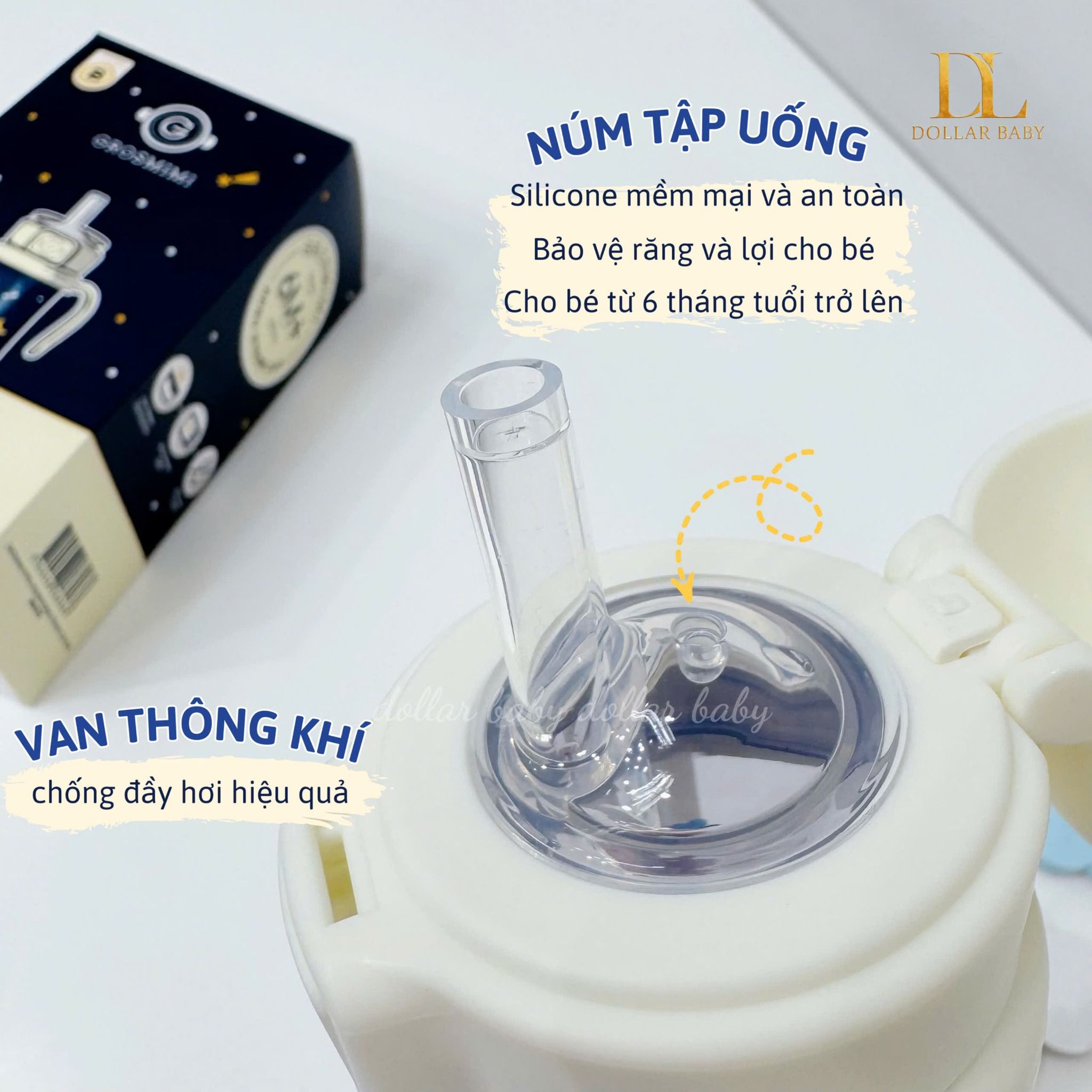  Bình Hút Grosmimi x Knotted 