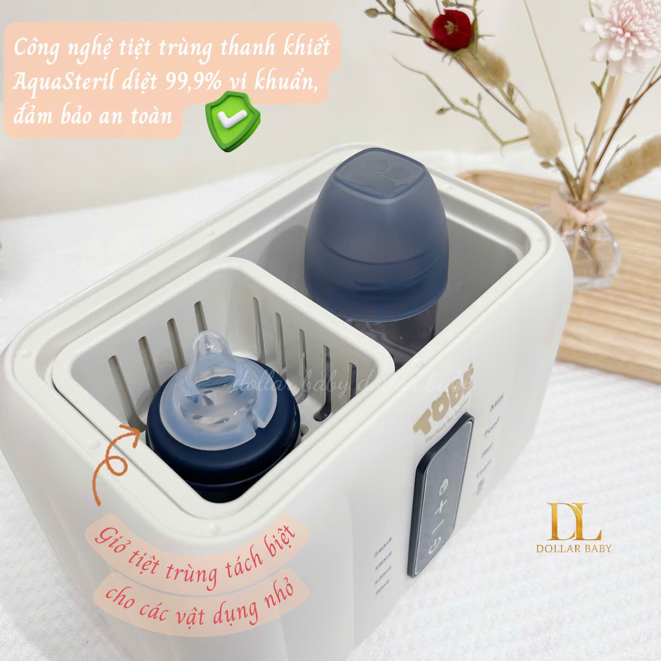  Máy Hâm Sữa Tiệt Trùng Luca - TOBÉ 