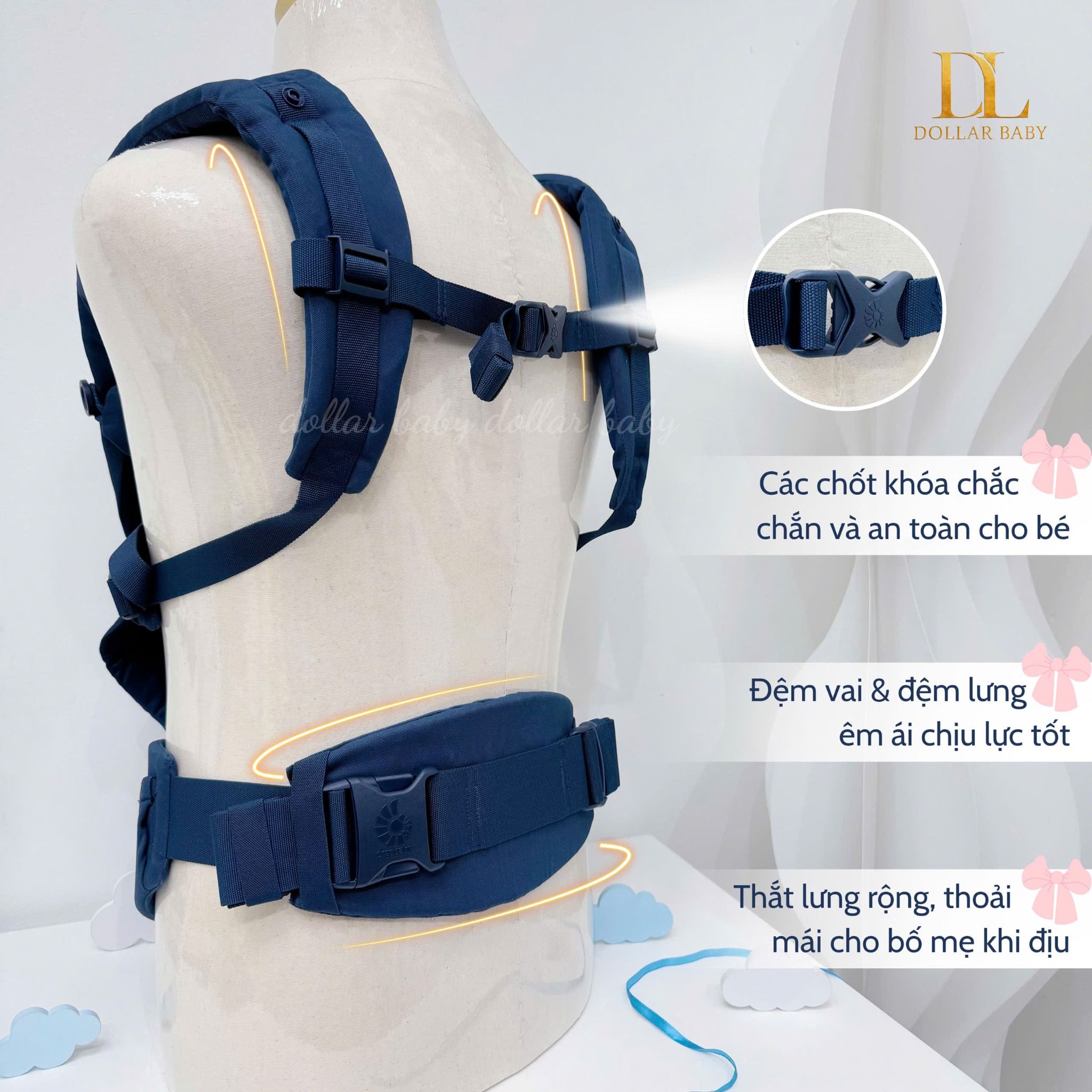  Địu cho bé Ergobaby Omni Dream 