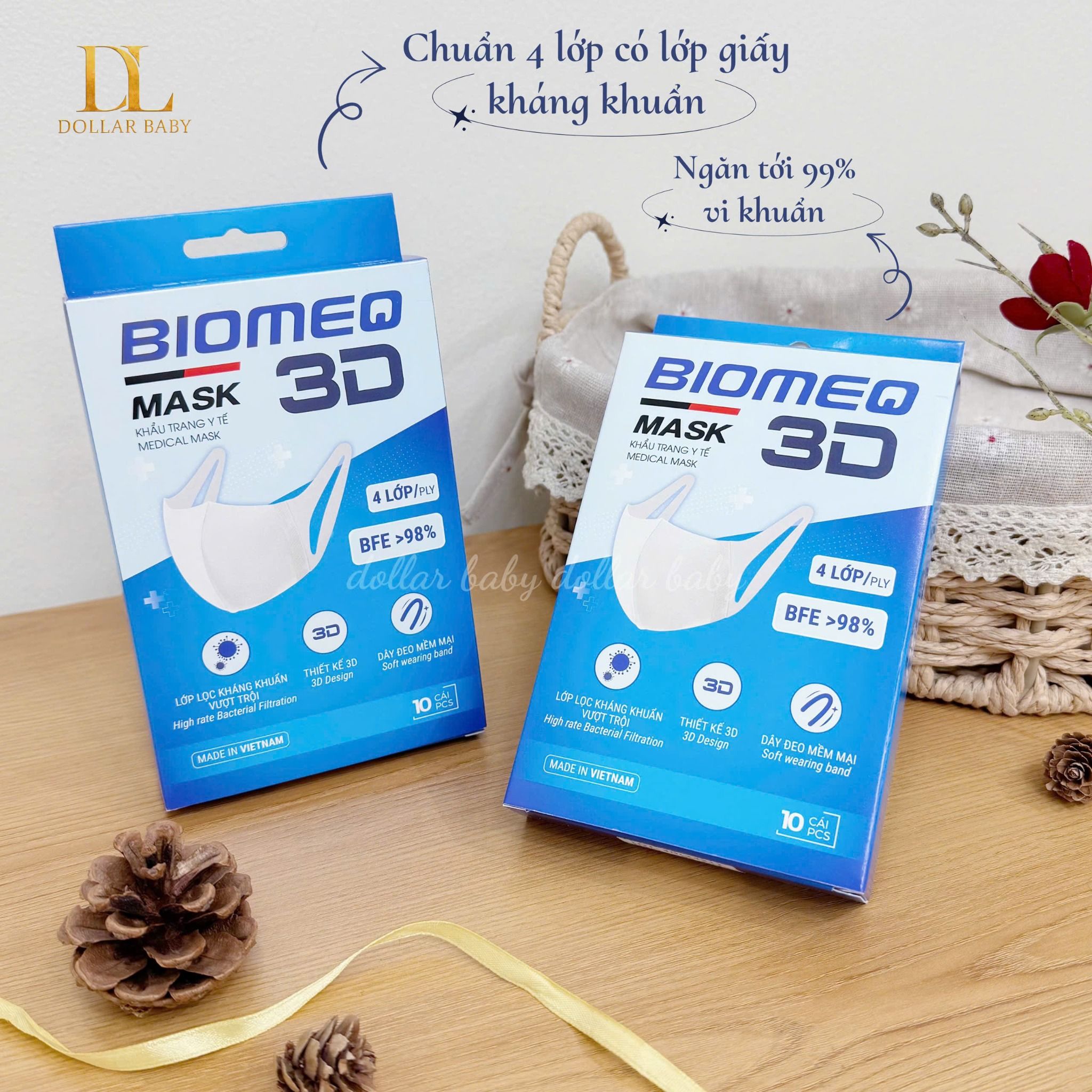  Khẩu trang 3D Mask Biomeq 
