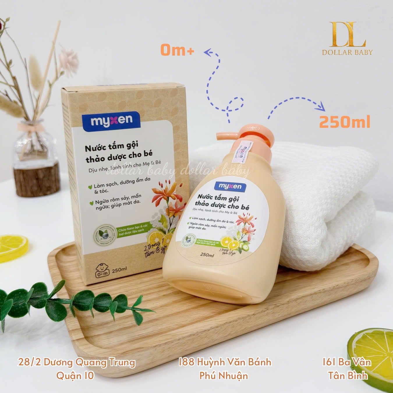  Myxen - Nước Tắm Gội Thảo Dược Cho Bé 