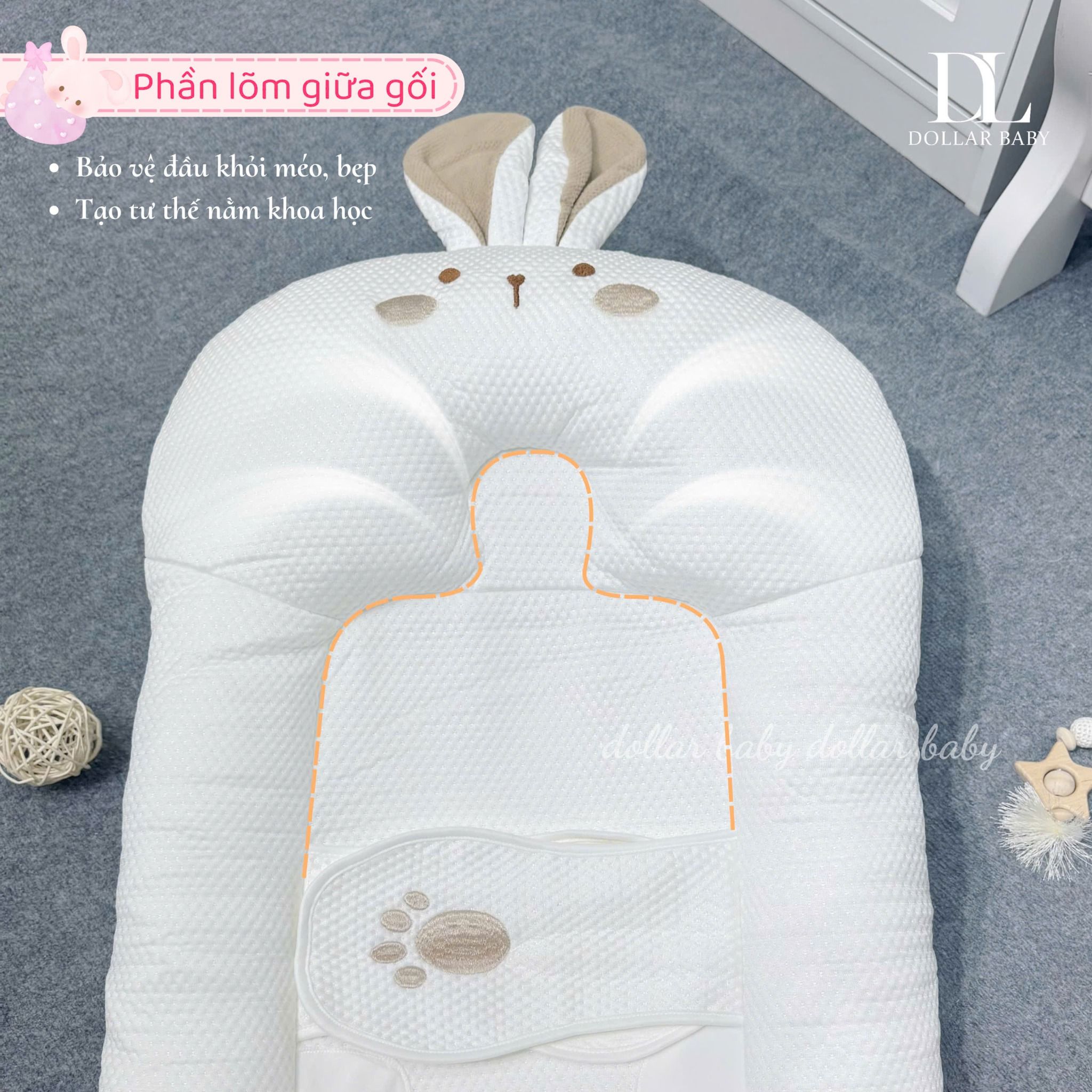  Gối Chống Trào Ngược 3in1 CoolTouch Mochee 