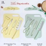 Bộ Dao Thớt Mumbebe ( 5 Chi Tiết ) 