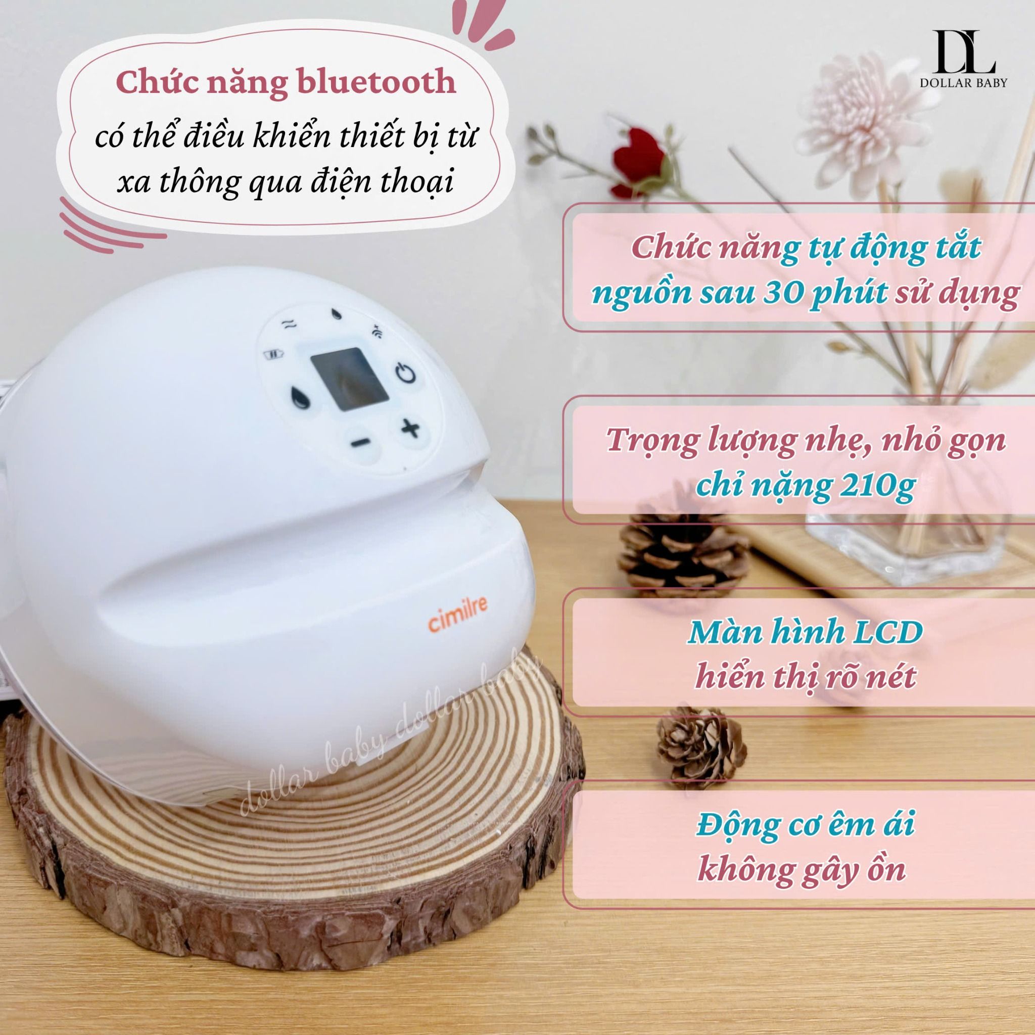  Máy hút sữa đơn không dây Cimilre Free T 