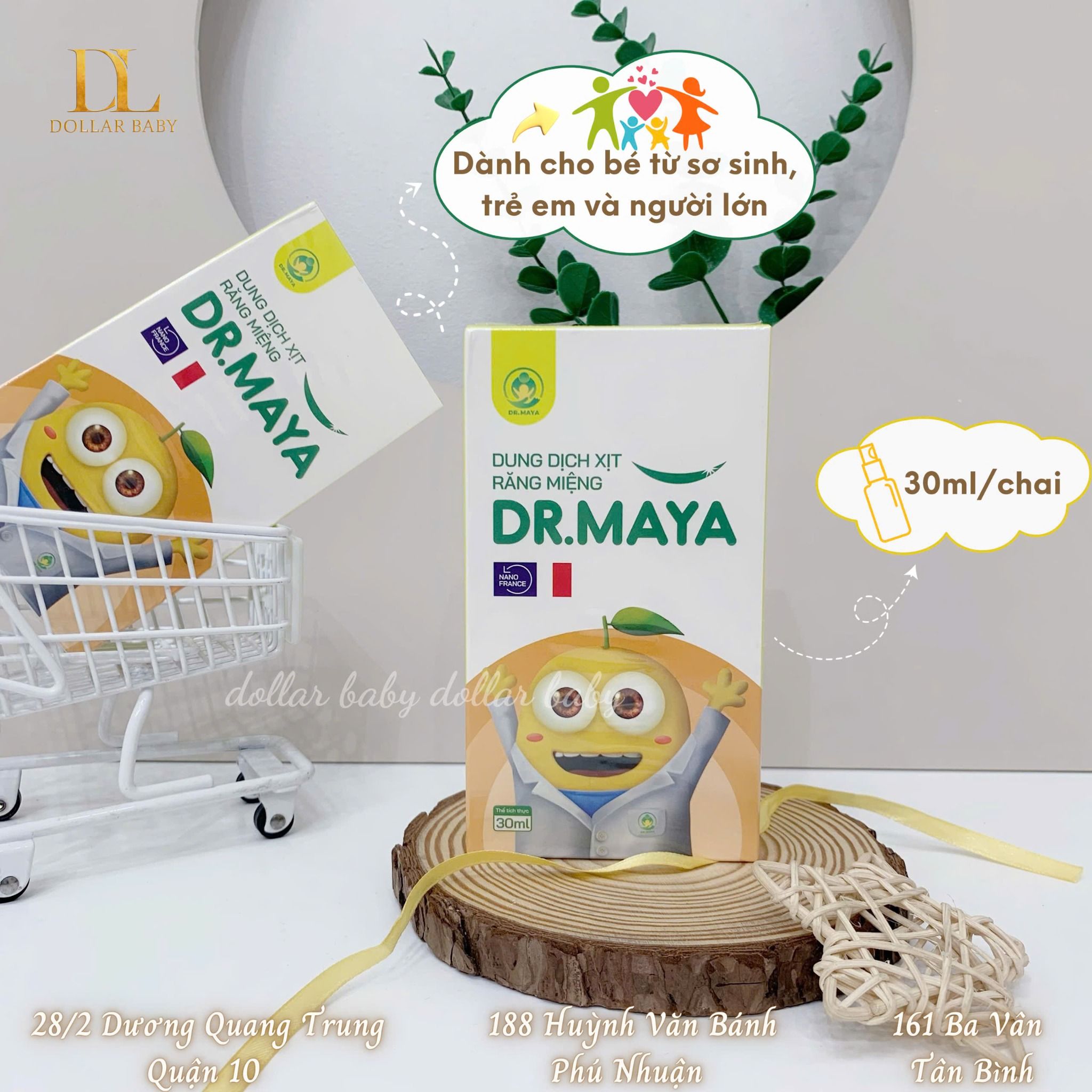  Dung Dịch Xịt Răng Miệng Dr.Maya 