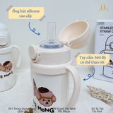  Bình Nước Giữ Nhiệt Nắp Bấm Ubmom - I Love Mong 