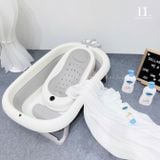  Chậu Tắm Gấp Gọn Kèm Ghế Báo Nhiệt Cao Cấp Holla HL - 03239 