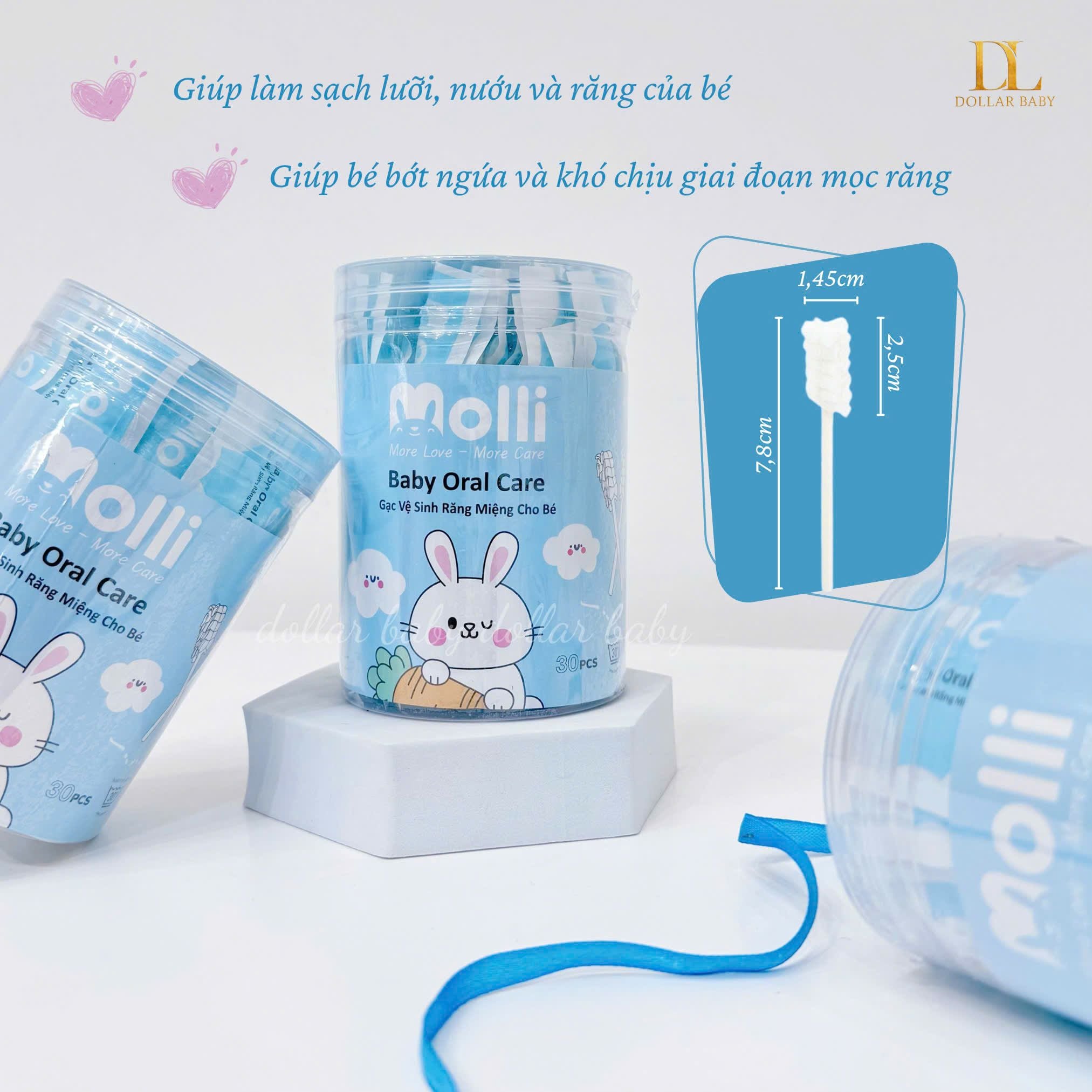  Gạc Que Rơ Lưỡi Molli 