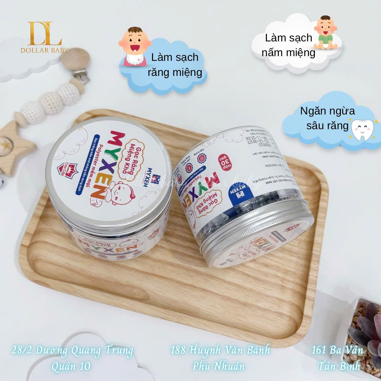  Myxen -  Gạc Răng Miệng Khô ( 30 túi ) 