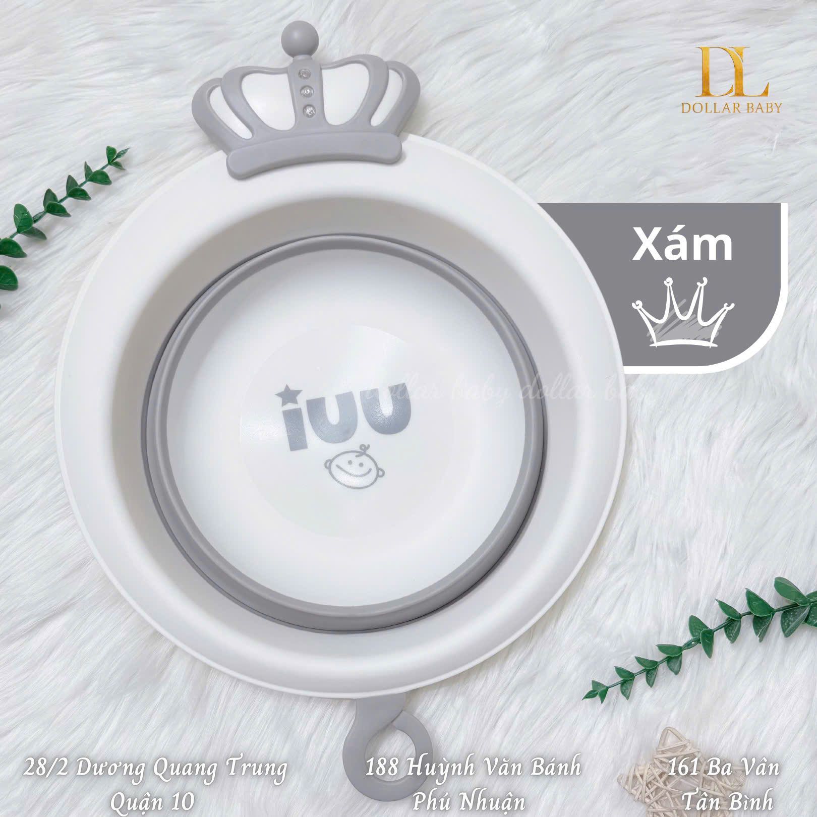  Chậu Rửa Mặt Gấp Gọn Vương Miện Holla HL - 03240 