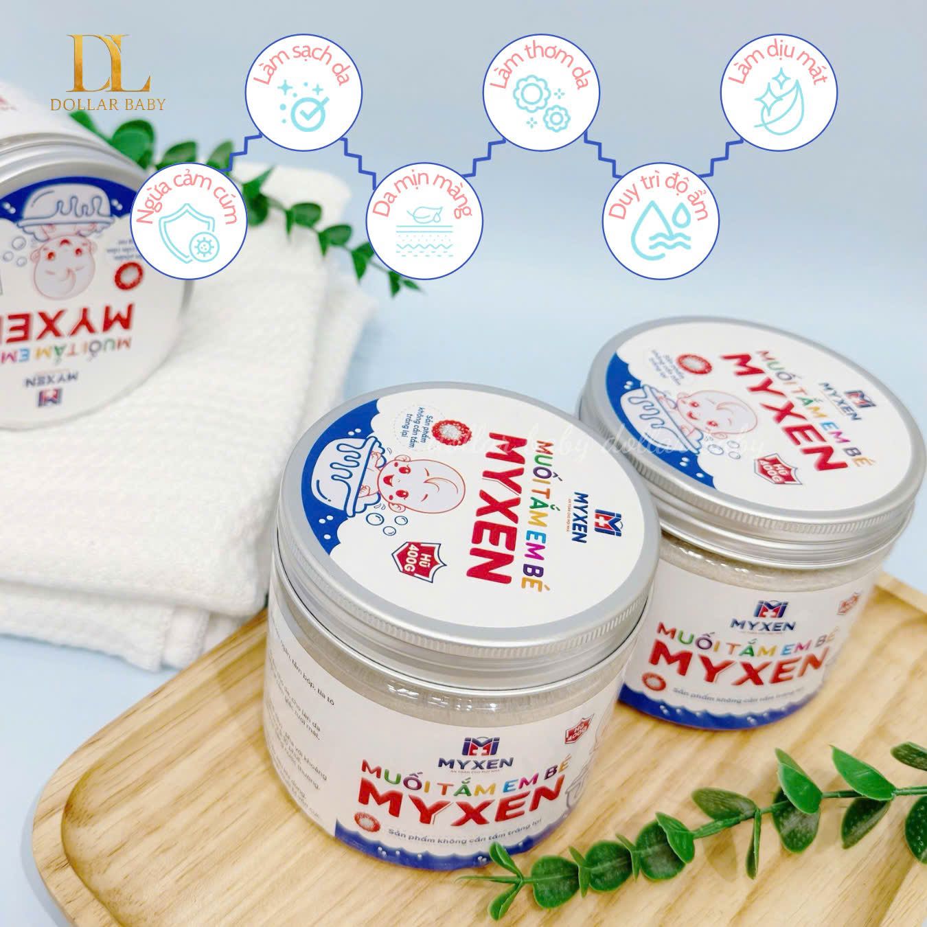  Myxen - Muối Tắm Em Bé 