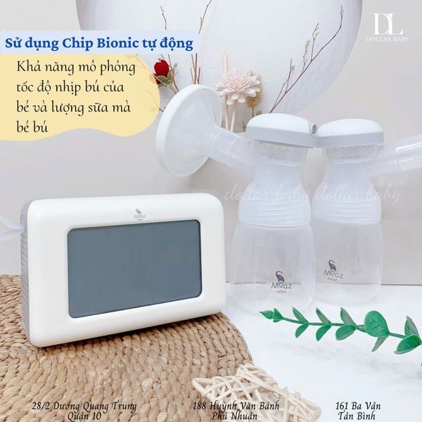  MOAZ BÉBÉ - Máy Hút Sữa Điện Đôi - MB092 