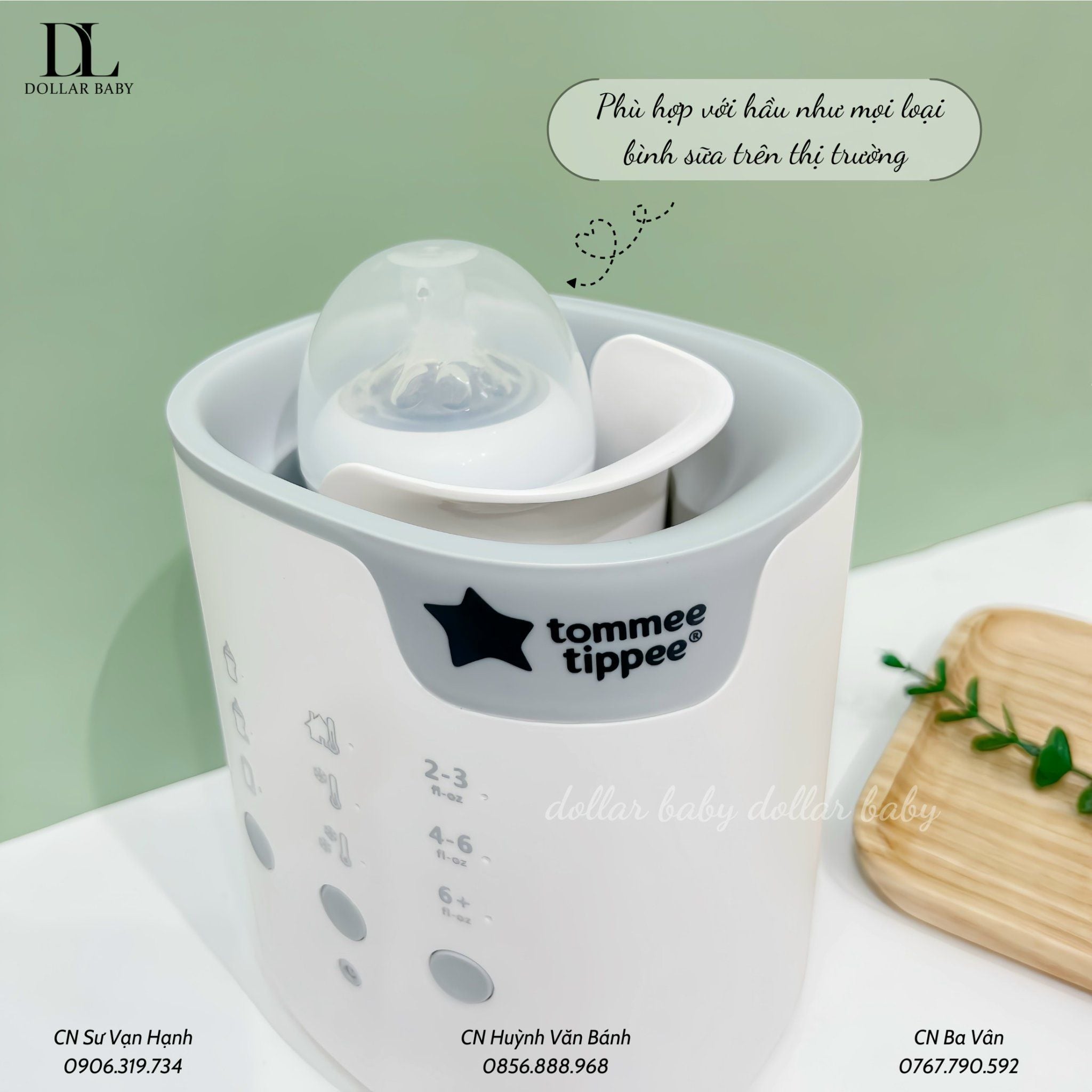  Máy Rã Đông, Hâm Nóng Bình Và Túi Trữ Sữa Tommee Tippee - All In One 