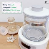  BEAR - Bình đun thủy tinh - 4H12L 