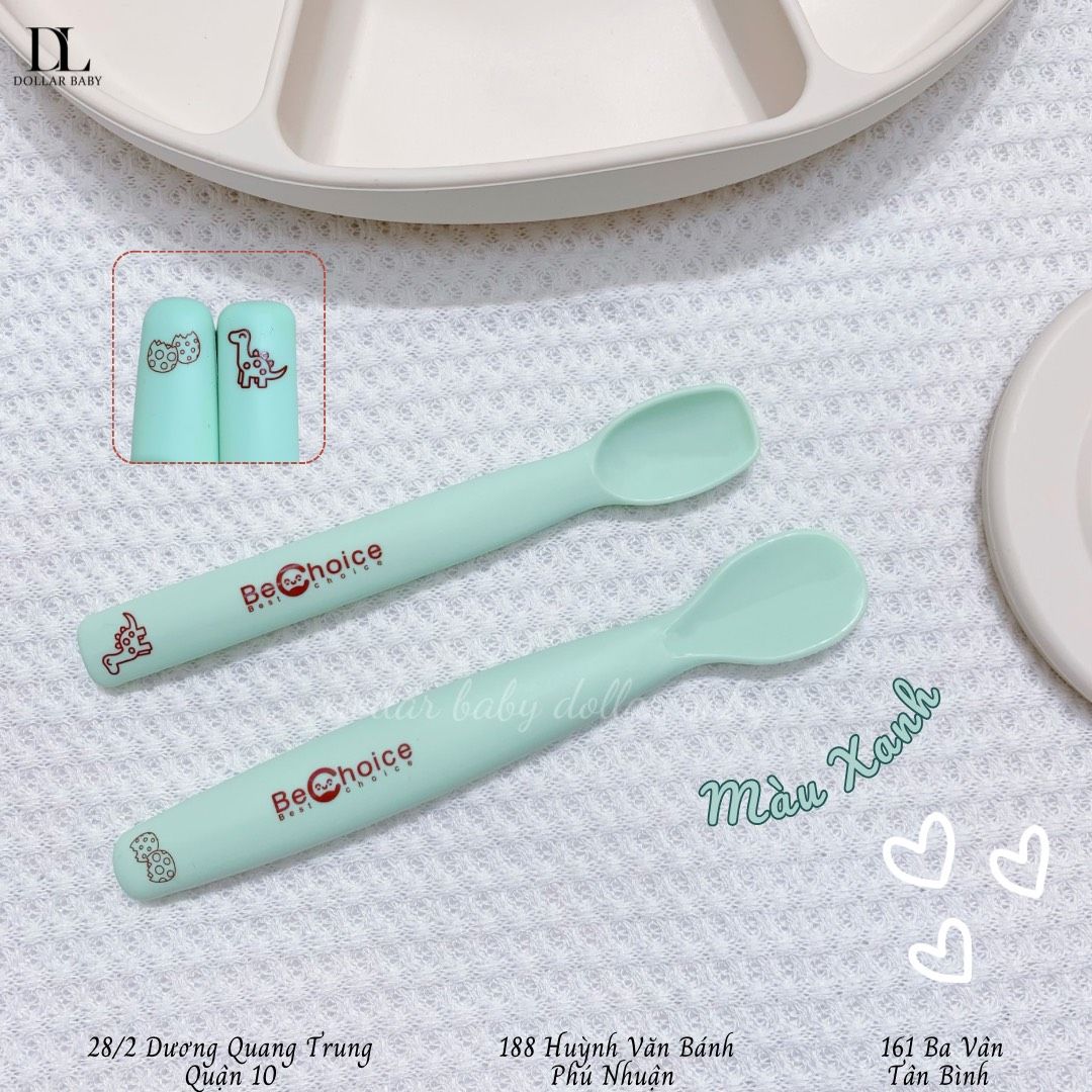  Set 2 Thìa Silicon Bechoice ( Kèm Hộp ) 