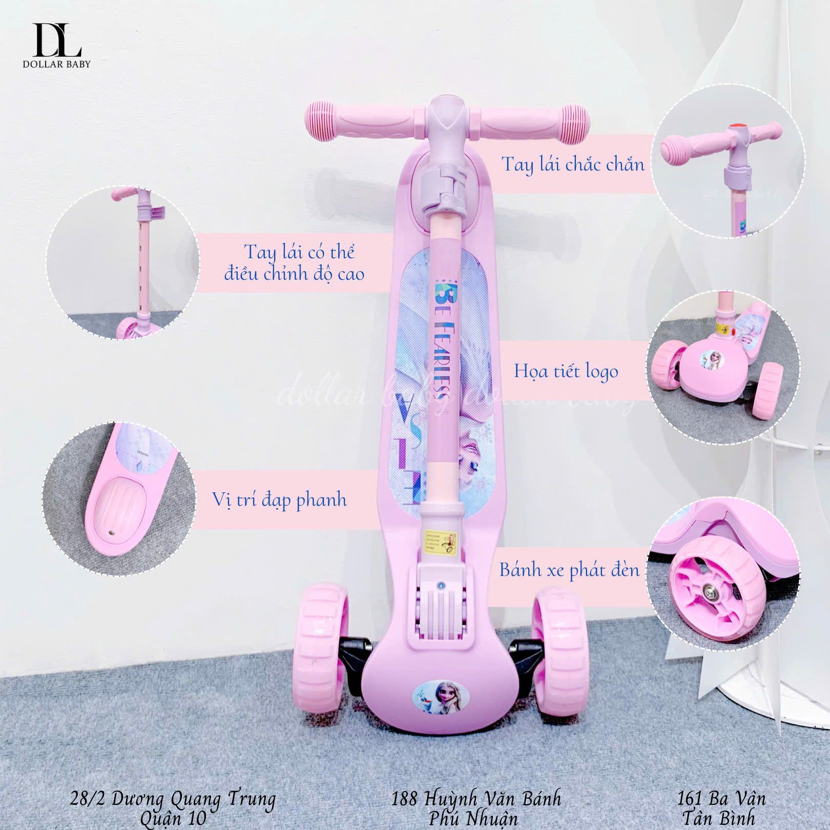  Xe Trượt Scooter Mesuca 2 / 3 bánh 