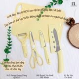 Bộ Dao Thớt Mumbebe ( 5 Chi Tiết ) 