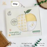  Set 3 Khăn Sợi Tre Lụa La Pomme Everyday Soft Care ( 1 Khăn Tắm + 2 Khăn Sữa ) 
