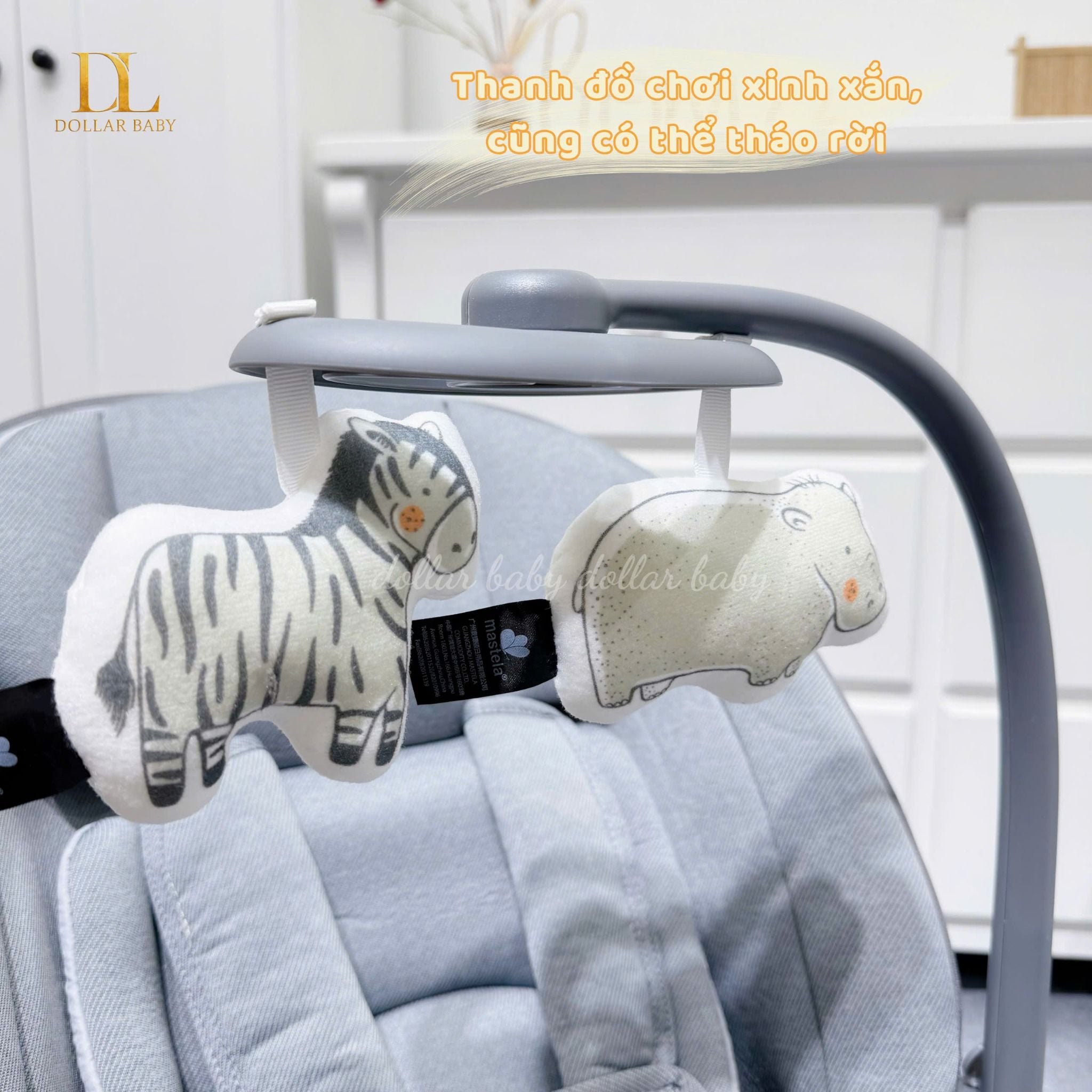  Nôi Ru Ngủ Đa Chuyển Động Mastela Duluxe 360° 