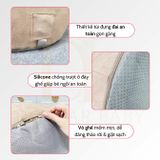  Ghế Tập Ngồi Cho Bé Aibedo Suede Fabric (3-24 tháng) 