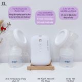  Máy hút sữa điện đôi Philips Avent Eureka Premium Plus - SCF394/11 