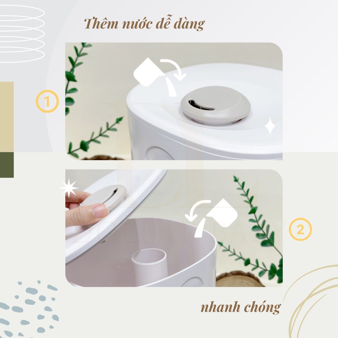  Máy Tạo Độ Ấm Bear / SB - TA50M - 5L 