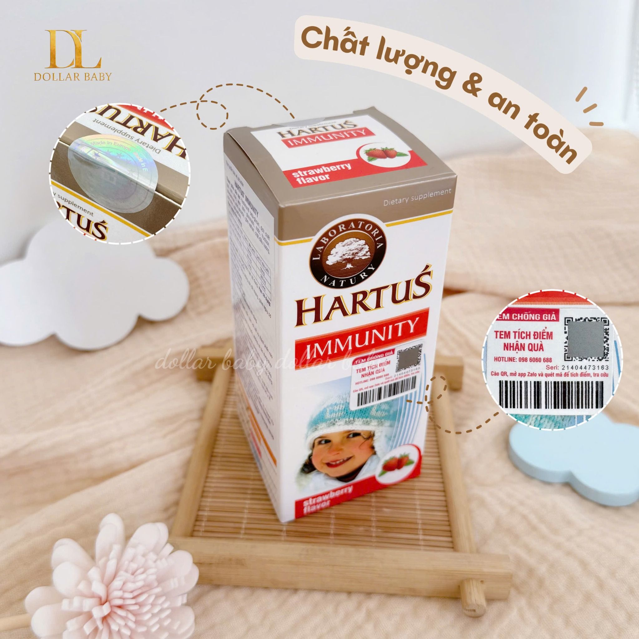  Hartus Immunity - Tăng sức đề kháng cho bé 