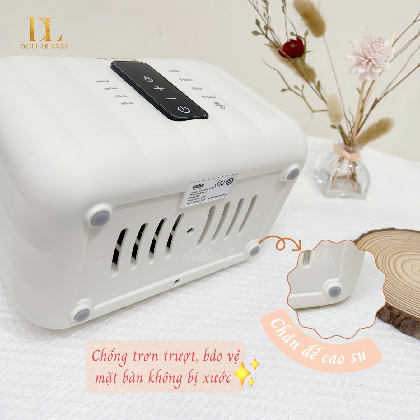  Máy Hâm Sữa Tiệt Trùng Luca - TOBÉ 