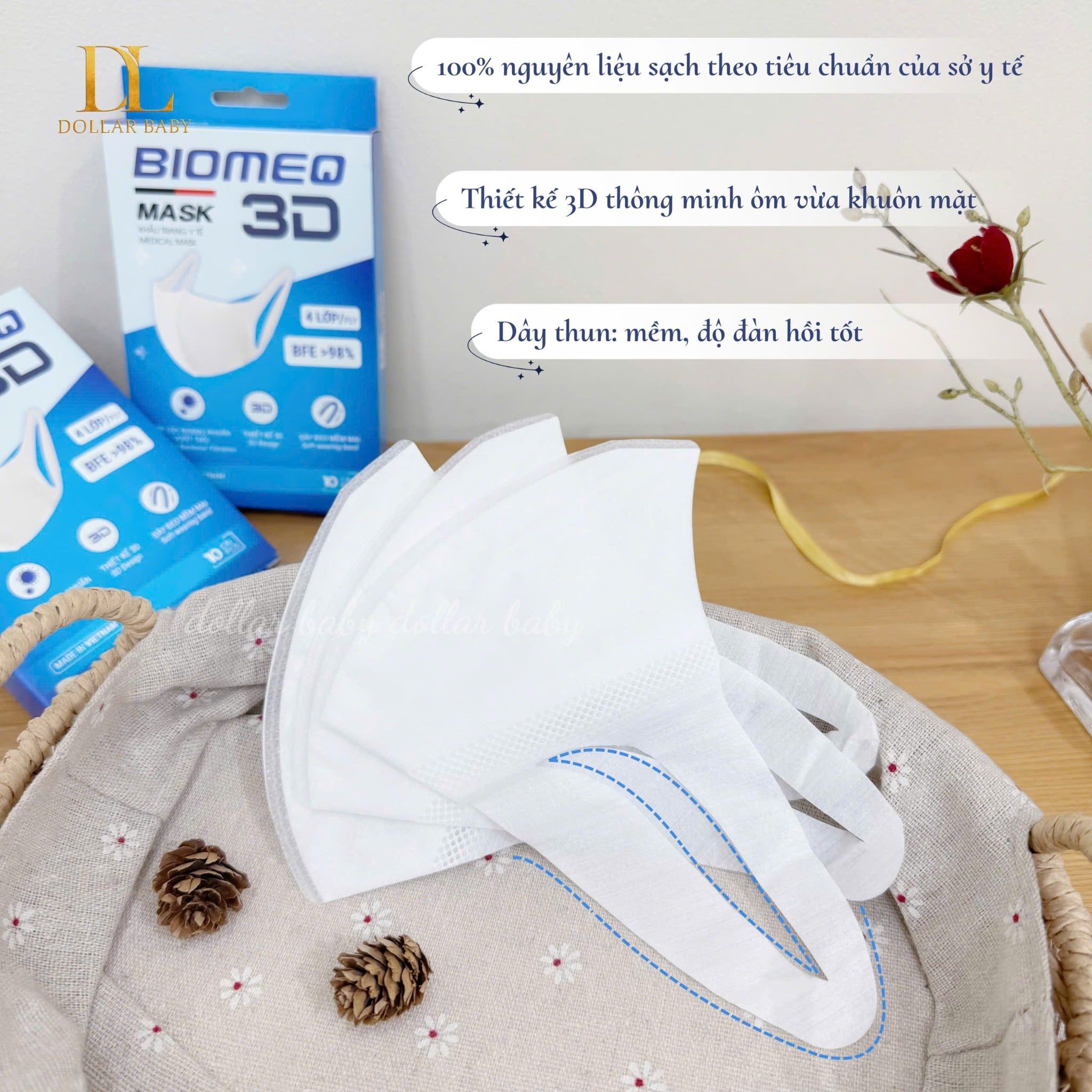  Khẩu trang 3D Mask Biomeq 