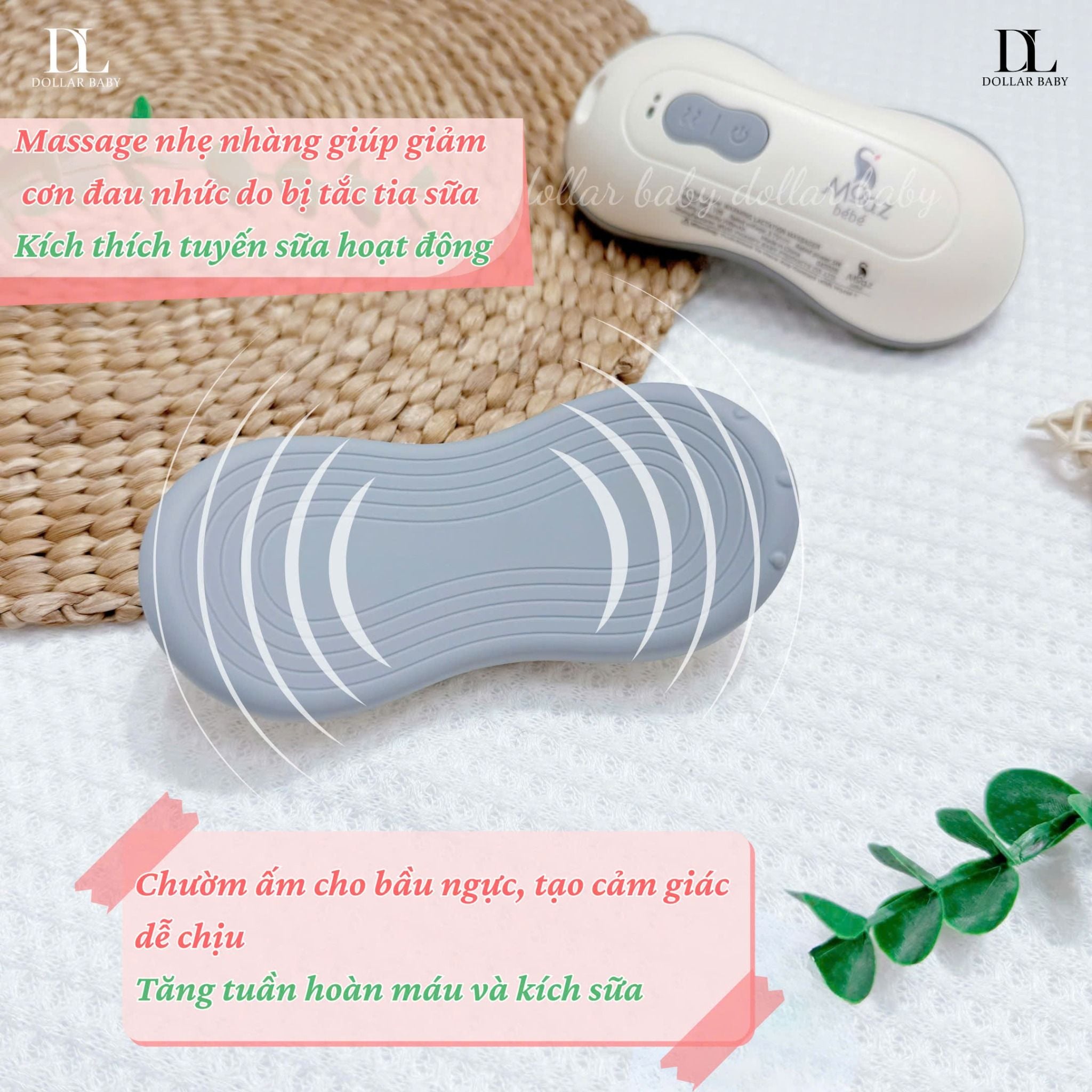  MOAZ BÉBÉ - Máy Massage và chườm ấm ngực - MB109 