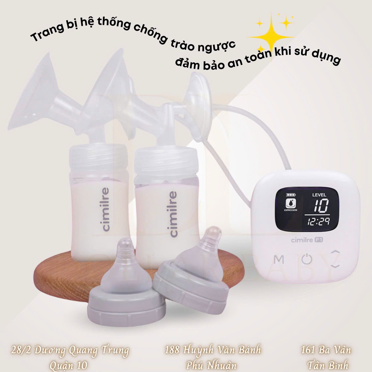  Máy hút sữa điện đôi Cimilre P1 