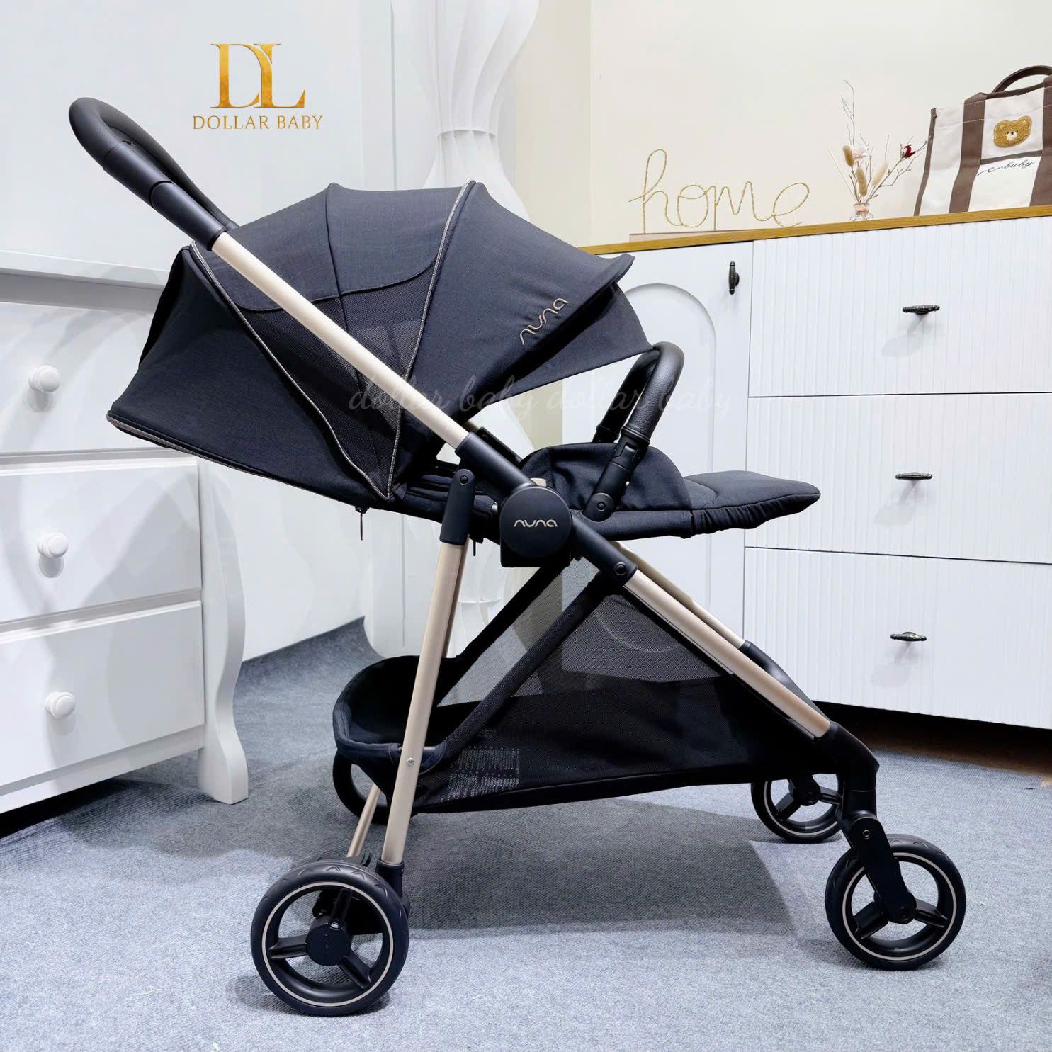  Xe Đẩy Gấp Gọn 2 Chiều NUNA Ixxa Next Khung CARBON 