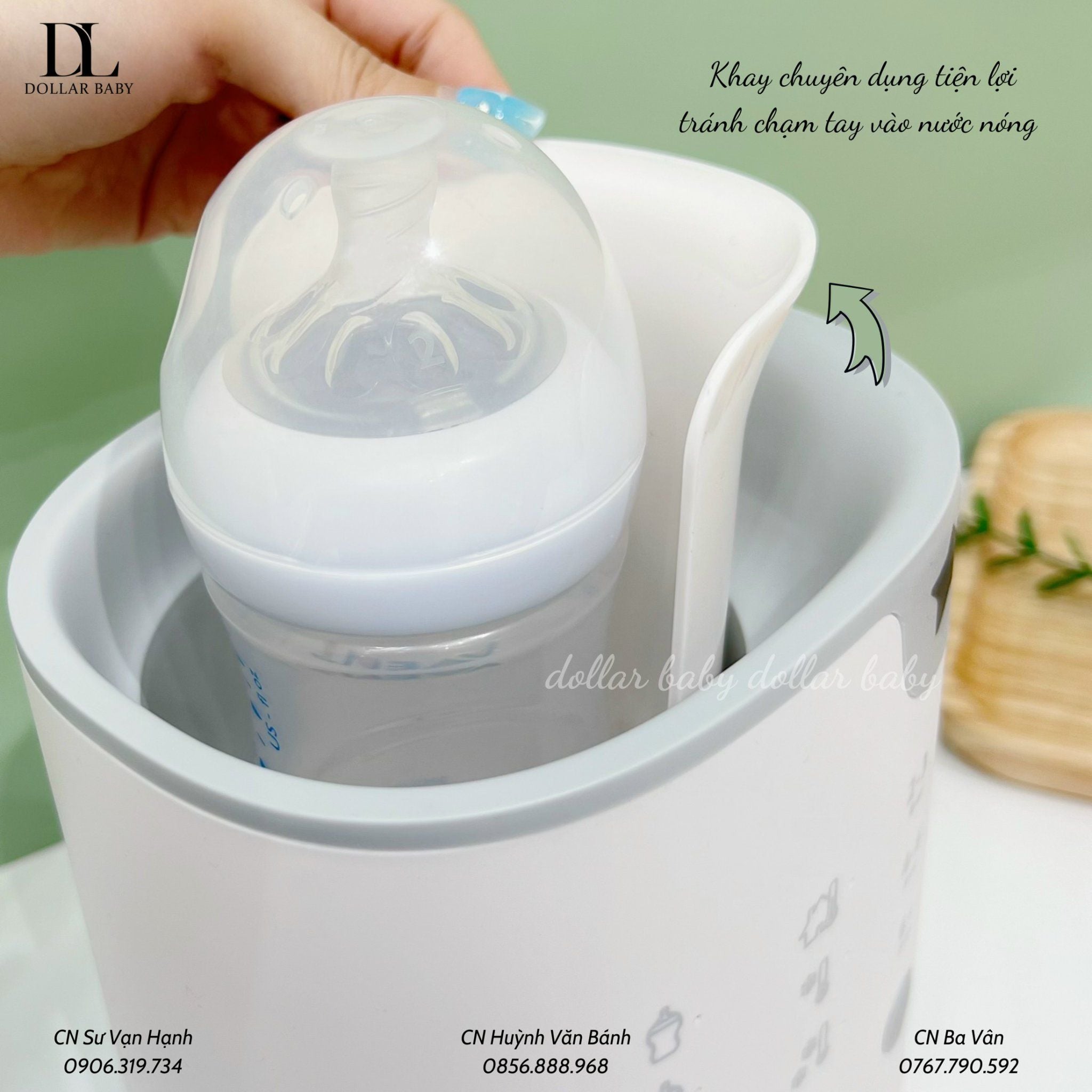  Máy Rã Đông, Hâm Nóng Bình Và Túi Trữ Sữa Tommee Tippee - All In One 
