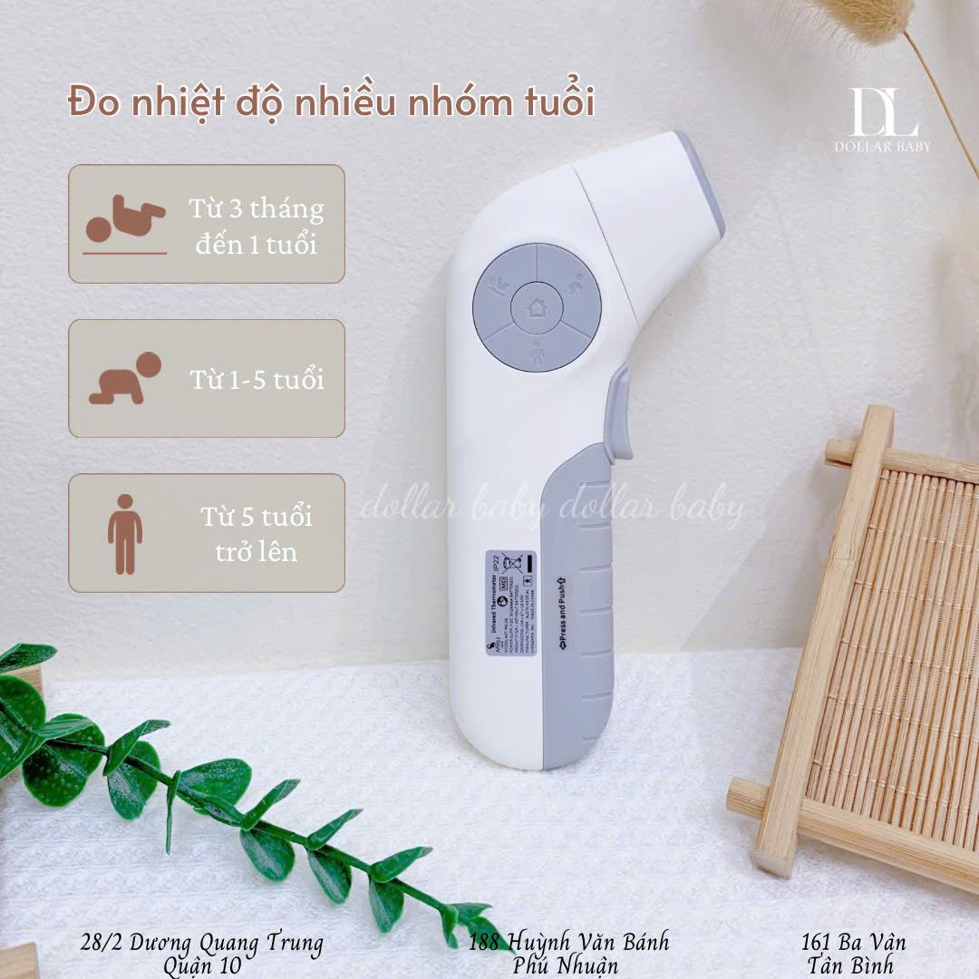  MOAZ BÉBÉ - Nhiệt Kế Hồng Ngoại - MB097 