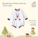  Joyful Festival - Body Dài Tay La Pomme Mềm Mại - Trắng 