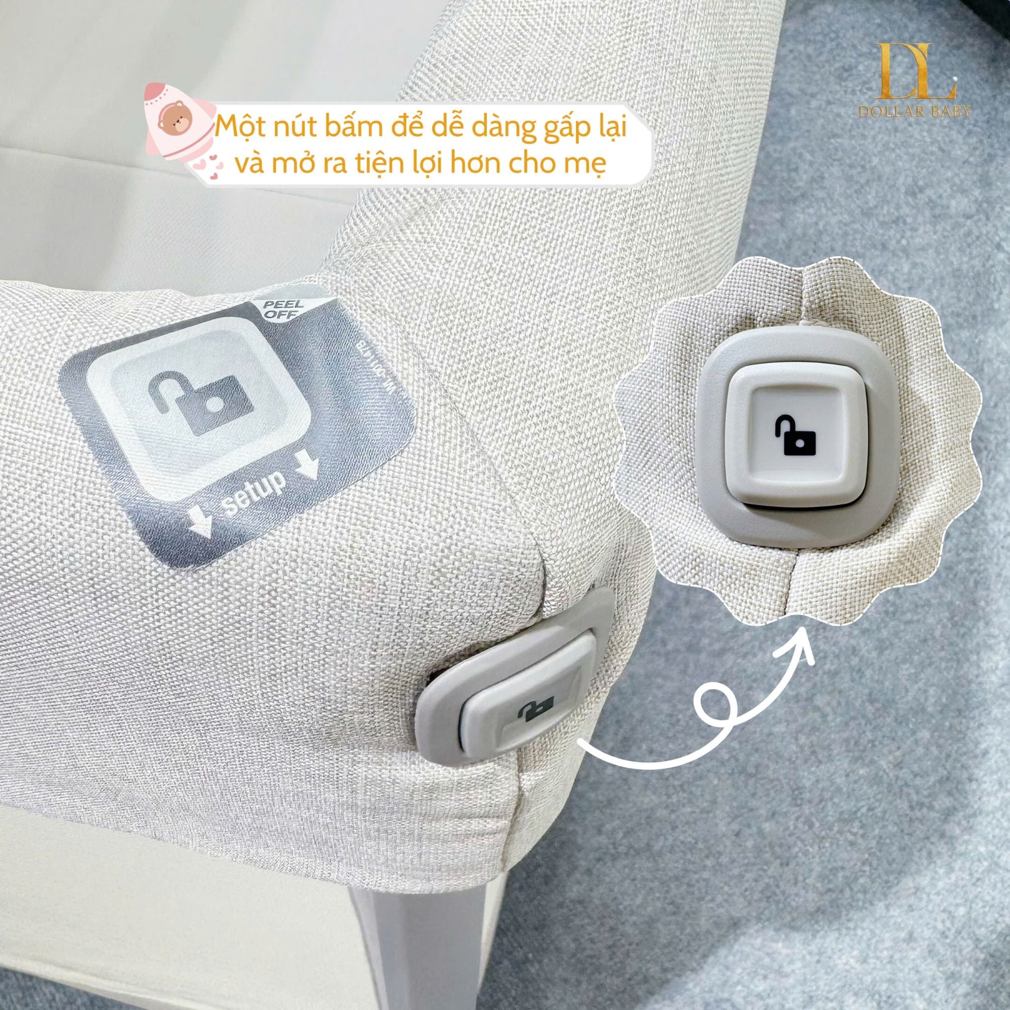  Cũi Vải Gấp Gọn Nuna Paal 