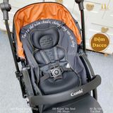  Xe đẩy Combi CrossGo 4 bánh quay tự động Đen Cam 