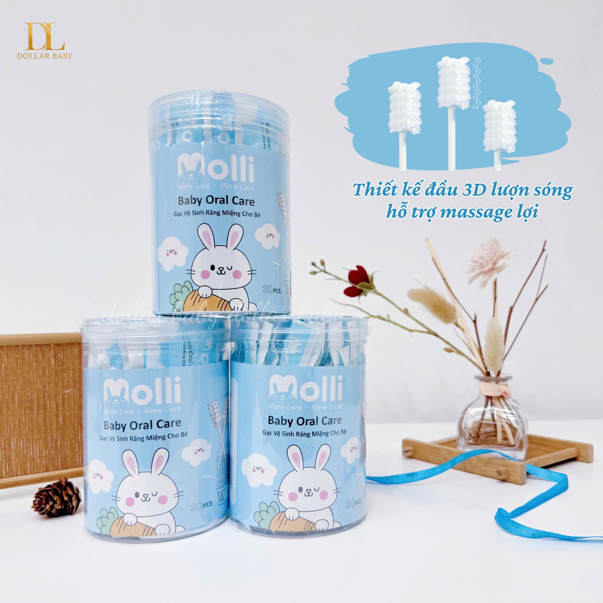  Gạc Que Rơ Lưỡi Molli 