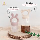  MISAN - Túi Nhai Ăn Dặm Kèm ( 3 Núm Nhai ) 