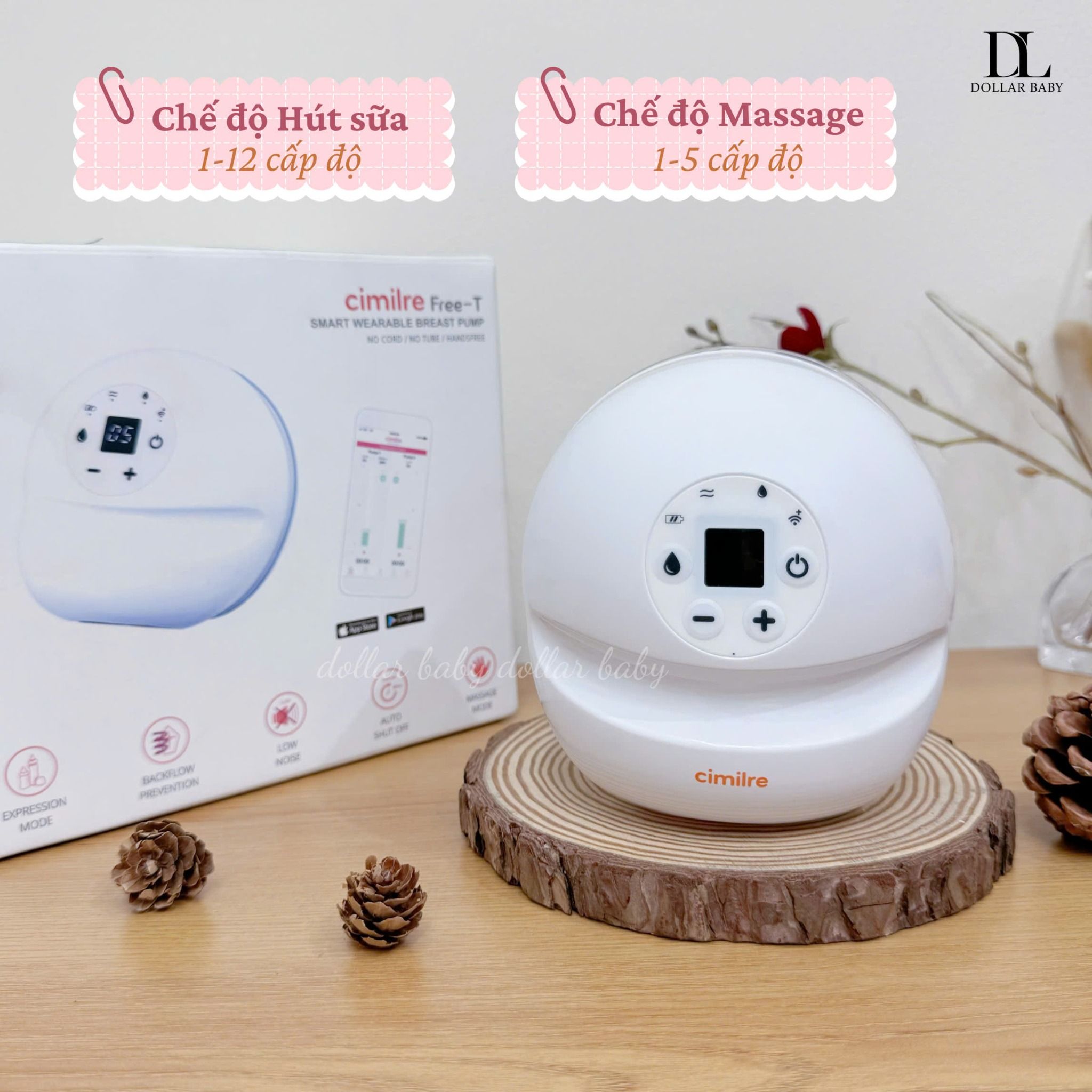  Máy hút sữa đơn không dây Cimilre Free T 