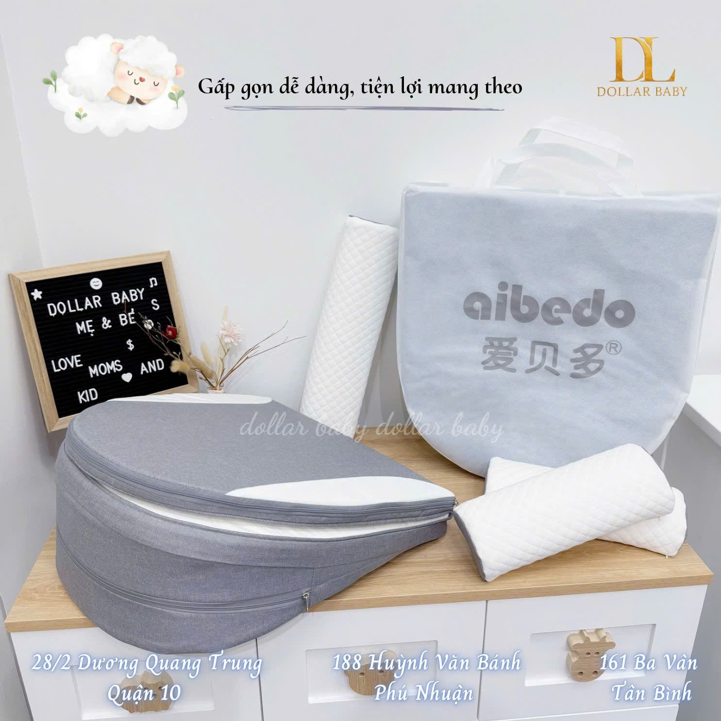  Gối Chống Trào Ngược Gấp Gọn Aibedo 