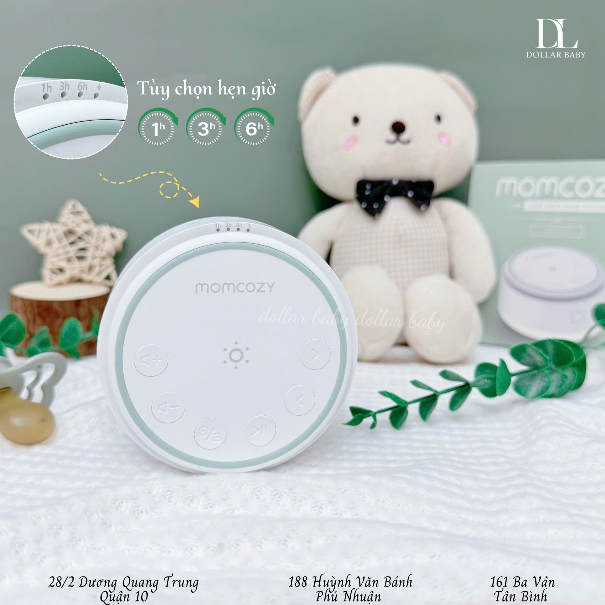  MÁY TẠO TIẾNG ỒN TRẮNG MOMCOZY- KHÔNG WIFI 