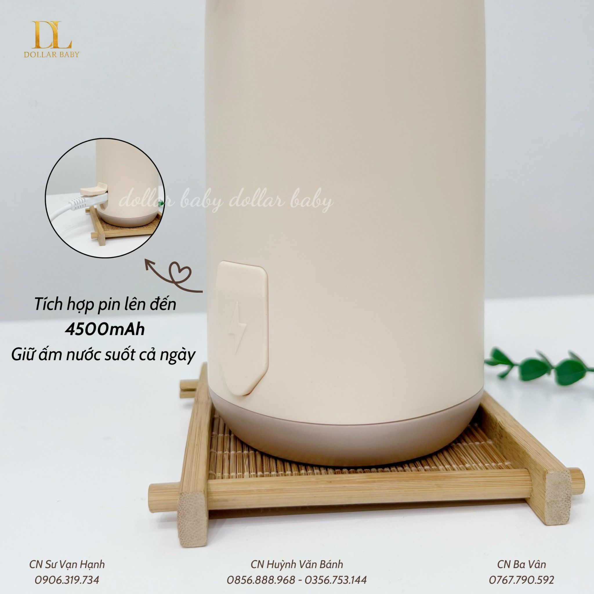  FATZ BABY - Bình đun và hâm nước pha sữa di động -  Mini Smart 3 