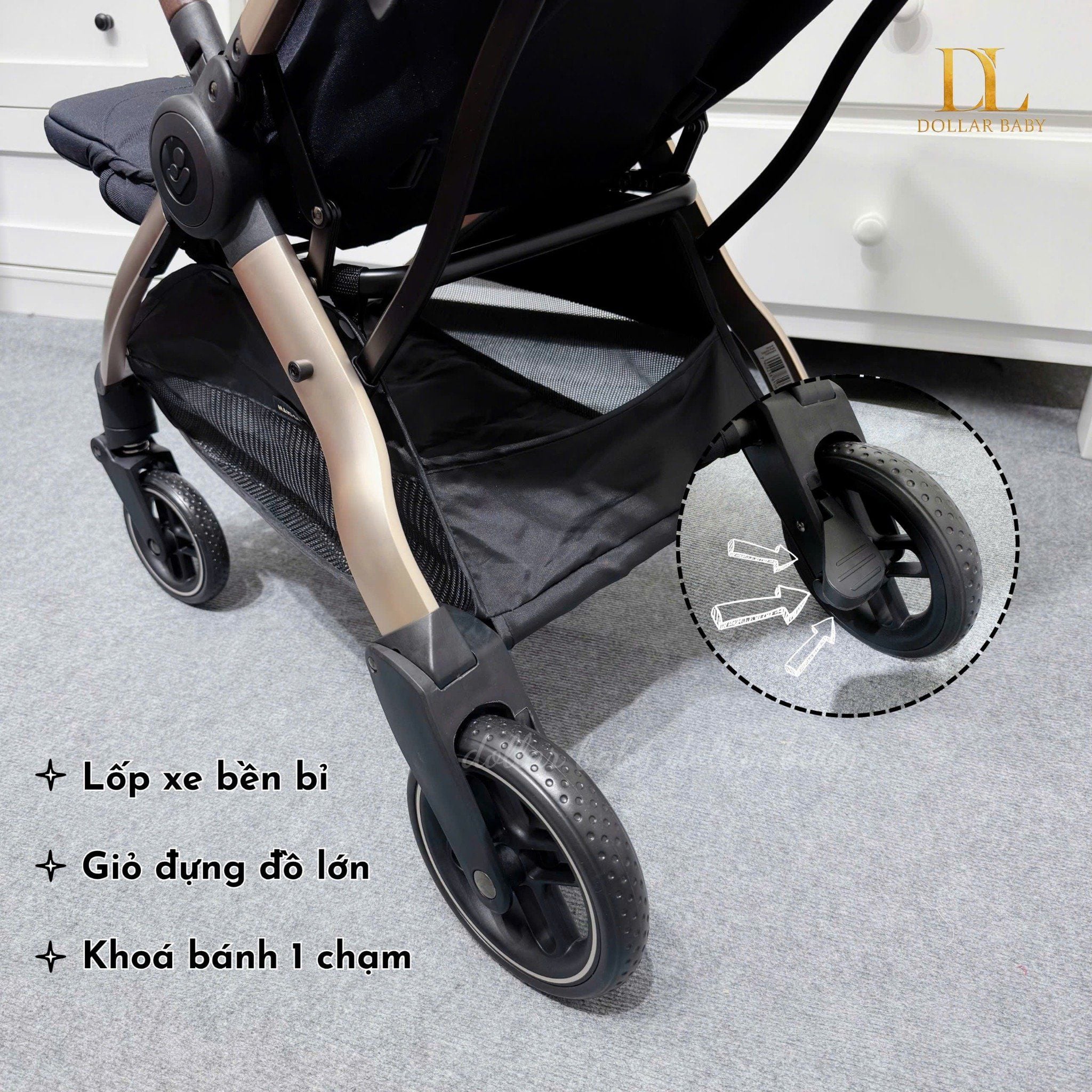  Xe đẩy gấp gọn Maxi-Cosi Eva3 