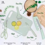  Bộ Dao Thớt Mumbebe ( 5 Chi Tiết ) 