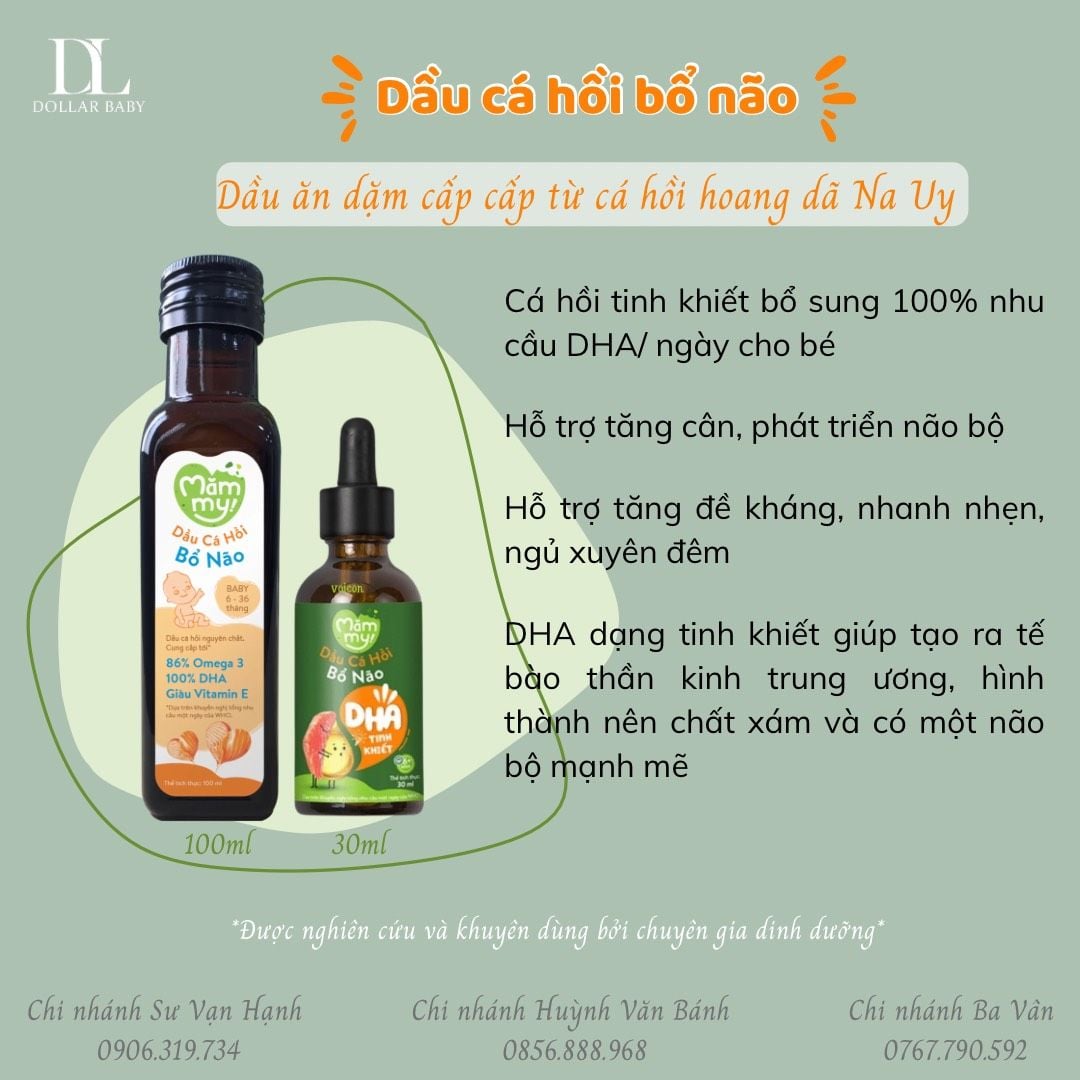  Dầu Ăn Dặm MămMy (100ml) 