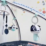  Giường cũi 6 in 1 Tiny Love Here I  Grow Activity Play Yard - Đen Ghi 